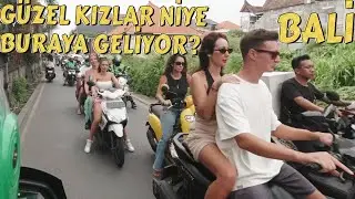 Avrupalı Güzel Kızlar Neden Bali'yi Tercih Ediyor? Canggu Beach Motor Trafik