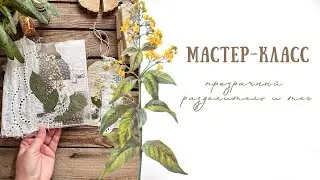 Джанкбук | Прозрачный разделитель и тег | Мастер-класс