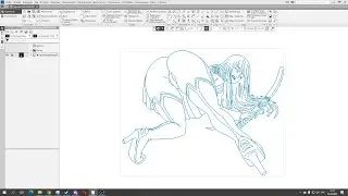 Satsuki Kiryuin(kill la kill). Ленивый эро. чертёж 3