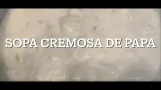 Como hacer sopa cremosa de papas. @lacocinadeaya8739