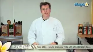 Knife Skills - How to Sharpen a Knife With a Combination Stone