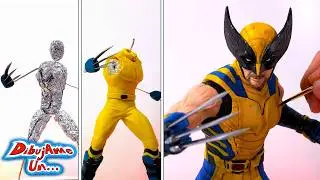 HOW TO MAKE THE WOLVERINE from the movie Deadpool and Wolverine in CLAY sculpture || Draw Me A...