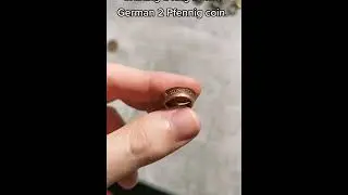 Crafting a ring from a German coin. 