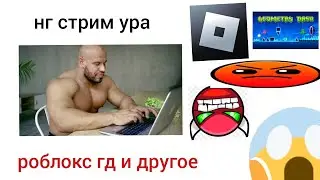 нг стрим 14:00-2:00 роблокс гд и другое