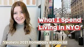 What I spend in a week living in NYC 2021 *realistic*