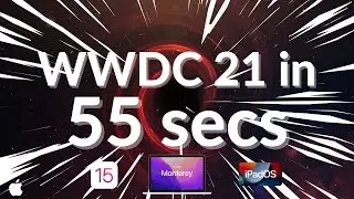 WWDC 2021 event in 55 seconds | Apple Event