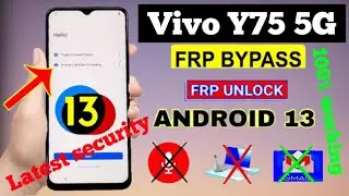 vivo Y75 5g Frp Bypass Android 13 vivo Android 13 frp bypass PC vivo y75 5g frp bypass screen not