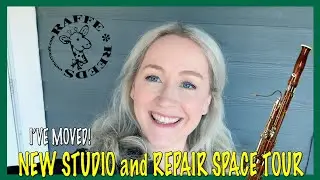 I'VE MOVED- NEW STUDIO and REPAIR SPACE TOUR
