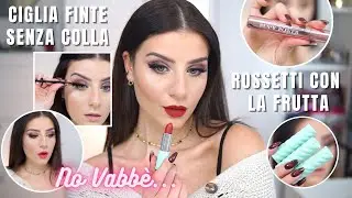 PROVO NOVITA'😍 CIGLIA FINTE SENZA COLLA (NO MAGNETICHE) MASCARA NICOLE PALLADO, ROSSETTI CON FRUTTA