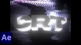 How To Make a Viral CRT GLITCH Effect in After Effects (Tutorial)