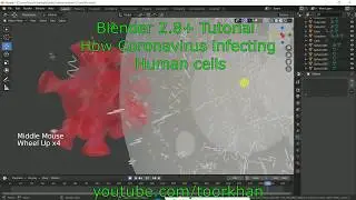 Blender 2 8 Tutorial, Coronavirus or Covid19, How it Effecting Cell, Eevee Modeling and Animation