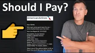 American Airlines Found My ______ But Wants Me To Pay _______ To Get It Back