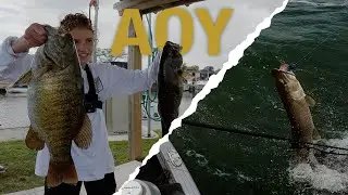Erie Bassmasters Angler of the Year Youth  Champion (some GIANT surprise catches fishing Lake Erie)