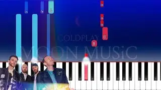 Coldplay - MOON MUSIC (Piano Tutorial)