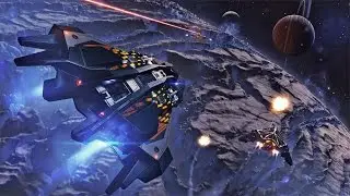 Прохождение Elite: Dangerous (стрим) ▶ КАТАЕМСЯ ПО ЛУНЕ