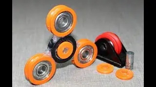 How to make Fidget Spinner with Sliding Window Rollers (DIY) | Easy and Cheap