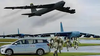 High Alert! US B-52 Bombers Makes Emergency Takeoff  at Full Throttle in Near Ukraine