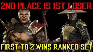 2ND PLACE IS 1ST LOSER  - MORTAL KOMBAT 11 - FT2 RANKED SET
