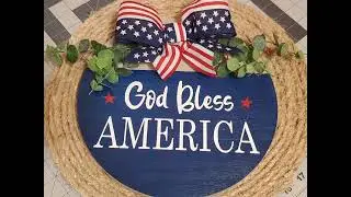 How To Make A 4th of July Wood Sign/HAPPY 4TH OF JULY!!!