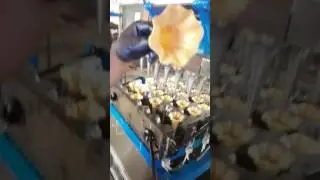 24 heads ice cream waffle cone making machine