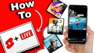 YouTube shorts for live stream kaise kare | YouTube shorts for free fire live stream | shorts live 🔥