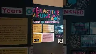 Interactive Timeline in Chickenshed's Café