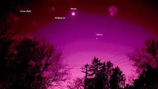 Venus and Moon time lapse 03 27 2020