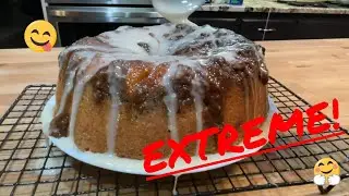 HOW TO MAKE THIS EXTREME PEACH COBBLER POUND CAKE