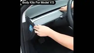 Tesla Mosel Y/3 Carbon Fiber Dash Cover Installation Instructions - Marnana