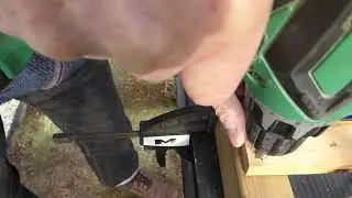 Pilot hole and countersink before you screw in a screw!