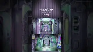 Sci-fi Fortune Teller Machine 🔮 #tarotreading #futuristicasmr #gabrielleasmr #scifi #fortunetelling