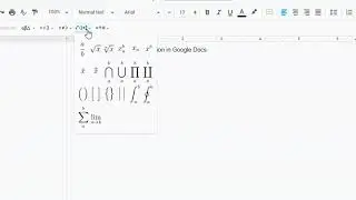 Math in Google Docs Tutorial