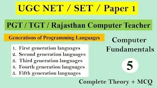 Generations of Programming (Computer) Languages [Hindi] Examples | Programming Language Generations