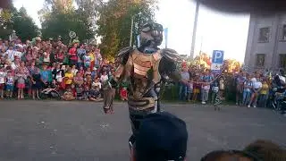 Чкаловск, день города, прыжки на джамперах