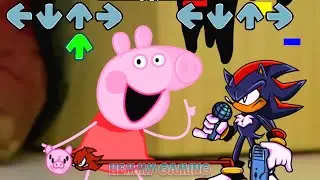 FNF Peppa ALL PHASES vs Sonic Alive Sings Sliced Pibby | Annoying Orange FNF Mods Sonic Frontiers