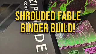POKÉMON BINDER BUILD! Organizing My Shrouded Fable Card Collection