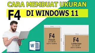Cara menambahkan ukuran kertas Folio (F4) di windows 11
