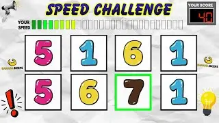 Slow to Fast Say The Word On Beat Challenge 12 | SPEED EDITION | Easy Medium Hard | Fast Rhythm Test