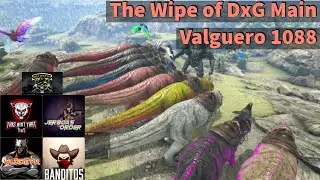 The Wipe of 1088 DxG Main Valguero ARK Official PvP