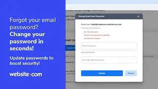 How To Reset Your Email Password with Website.com