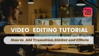 How to Add Transition, Sticker and Effects | InShot Tourist|#inshot #viral