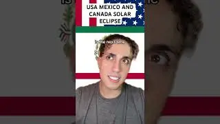 USA Mexico And Canada Solar Eclipse