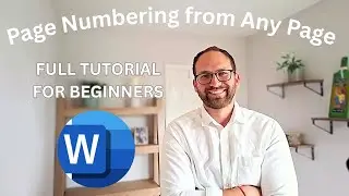 How To Start Page Numbering From a Specific Page in Microsoft Word
