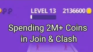 Spending 2M+ Coins in Join & Clash #shorts