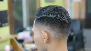 Tutorial potong rambut gelombang mudah rapi