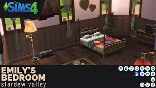Emily's Bedroom | Stardew Valley | Sims 4 | Speed Build