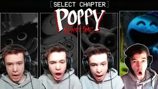 Poppy Playtime Scary Moments Compilation (ALL Jumpscares ect.)