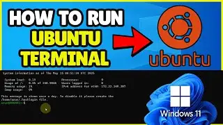 How To Install Ubuntu Terminal In Windows 11 [2025] || Ubuntu Terminal ||
