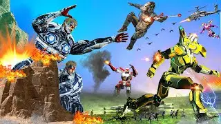 जेसीबी रोबोट Vs विशाल राक्षस रोबोट JCB Robot vs Giant Monster Robot Hindi Robot Kahaniya Stories New