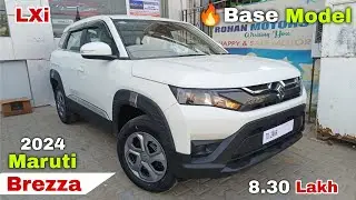 जबरदस्त Features वाला Base Model 🔥 Maruti Brezza Lxi Base Model 2024 Price & features || Brezza Lxi